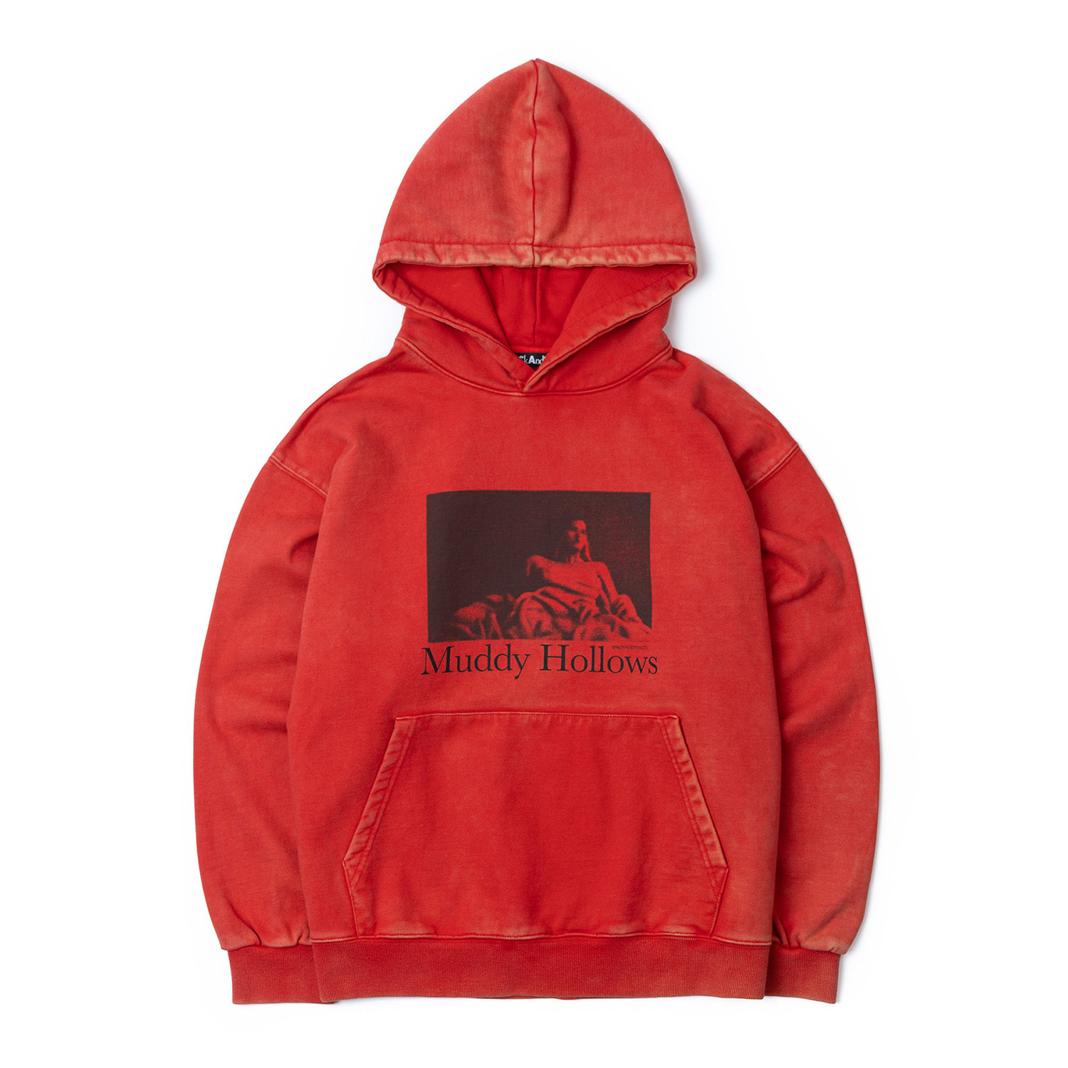 MUDDY HOLLOWS HOODIE[WASHED RED]