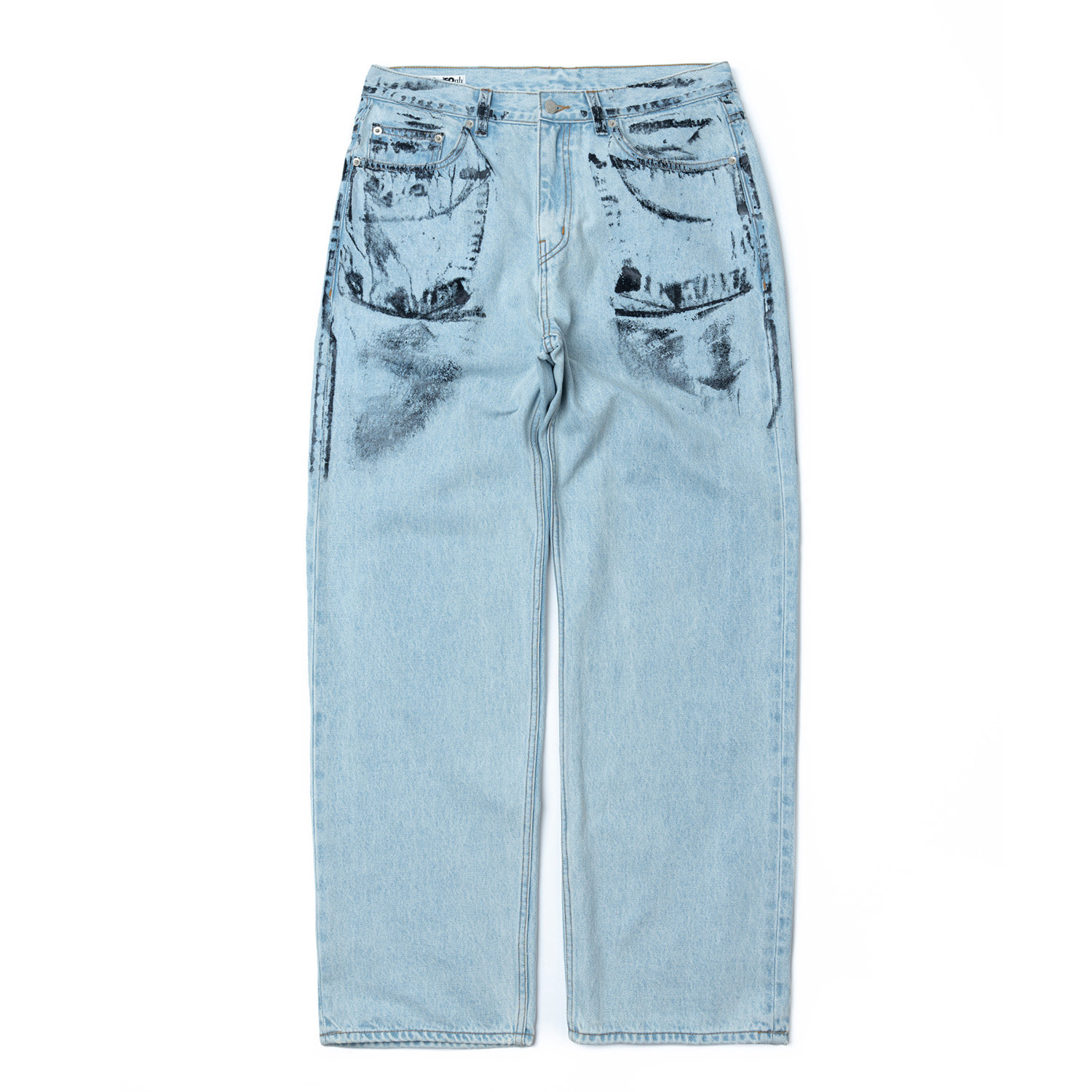 Relaxed-fit FOIL COATING JEAN
