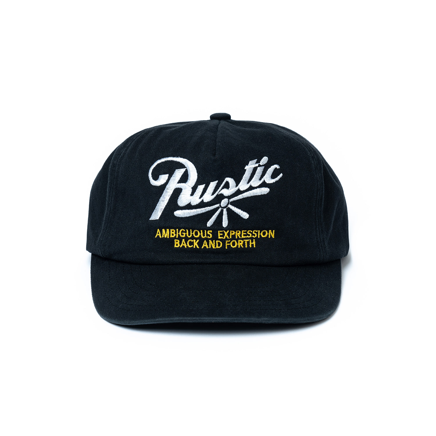 RUSTIC CAP[WASHED BLACK]