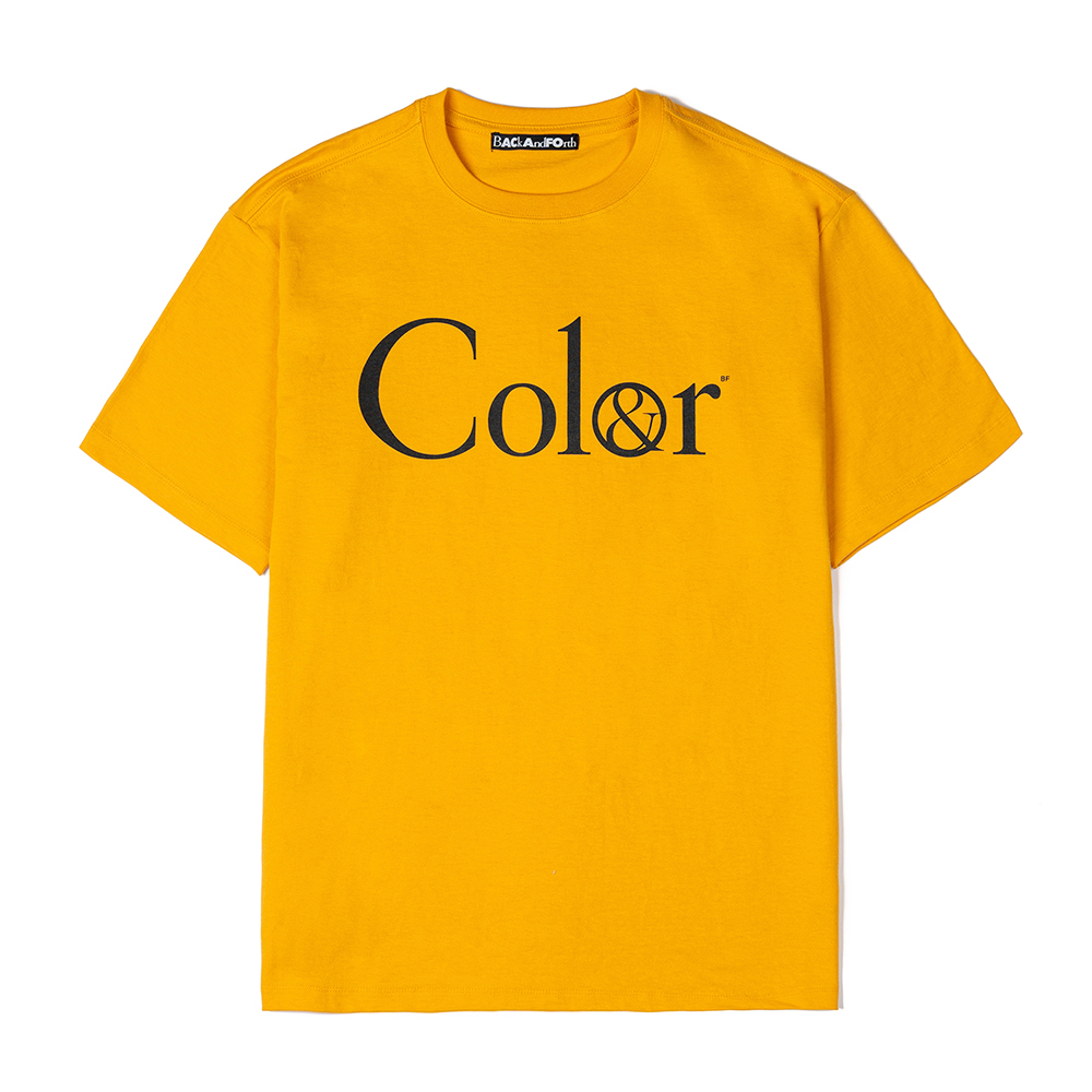반팔 티셔츠 머스타드 색상 이미지-S1L4